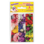 Закладки для книг с магнитом ЦВЕТЫ, набор 6 шт., блестки, 25x196 мм, ЮНЛАНДИЯ, 129618 - Закладки для книг