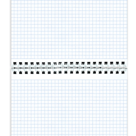 Блокнот БОЛЬШОЙ ФОРМАТ А4 200х290 мм, 80 л., гребень, картон, жесткая подложка, клетка, ОФИСМАГ, красный, 129864 - Блокноты