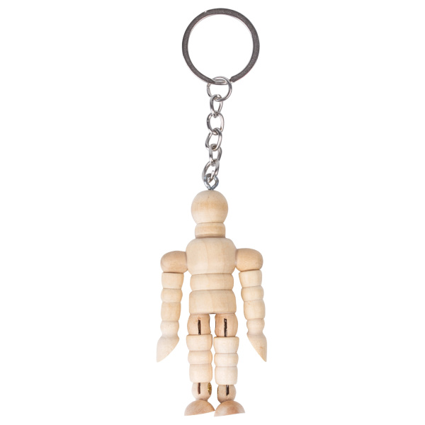 Брелок для ключей "Манекен человека" BRAUBERG ART CLASSIC, дерево, высота 7 см., 191295