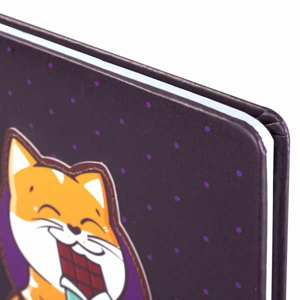 Дневник 1-4 класс 48 л., кожзам (твердая), печать, аппликация, ЮНЛАНДИЯ, "Сладкоежка", 106196 - Дневники для младших классов