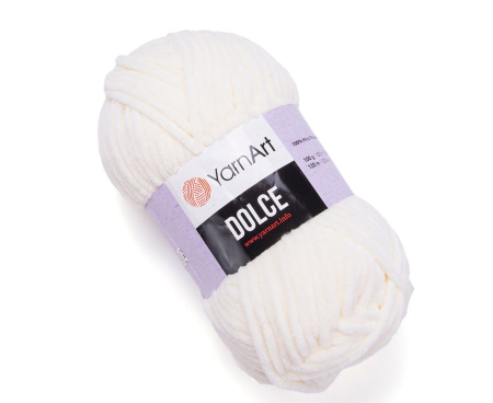Пряжа YarnArt Dolce № 856 (сливочный)