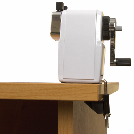 Точилка механическая BRAUBERG "METALLIC-X", для ч/гр и цветных карандашей (в том числе утолщенных), крепление, металлический корпус, 228481 - Точилки механические