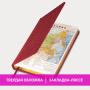 Ежедневник недатированный А5 138х213 мм BRAUBERG "Comodo" под кожу, 160 л., красный, 123840 - Ежедневники с покрытием "под кожу и ткань"