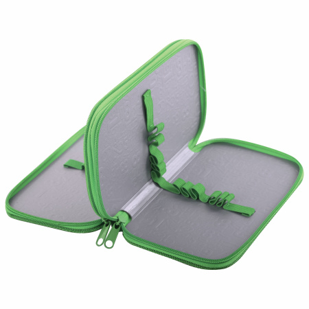 Пенал ЮНЛАНДИЯ, 2 отделение, ламинированный картон, 19х11 см, "Stay wild", 270889 - Пеналы каркасные