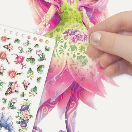 Серия Petulia: Набор для раскрашивания для девочек "Персиковый скетчбук" - Наборы для рисования