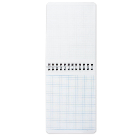 Блокнот МАЛЫЙ ФОРМАТ А6 110х145 мм, 40 л., гребень, лакированная обложка, клетка, HATBER, "Котята", 40Б6B1гр, В12291 - Блокноты