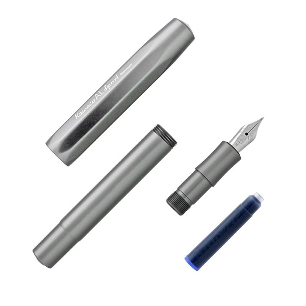Ручка перьевая KAWECO AL Sport F 0.7мм антрацитовый корпус - Перьевые ручки