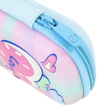 Пенал BRAUBERG, 1 отделение, 1 откидная планка, EVA 3D, 22х10х5 см, "Humster", 270702 - Пеналы каркасные