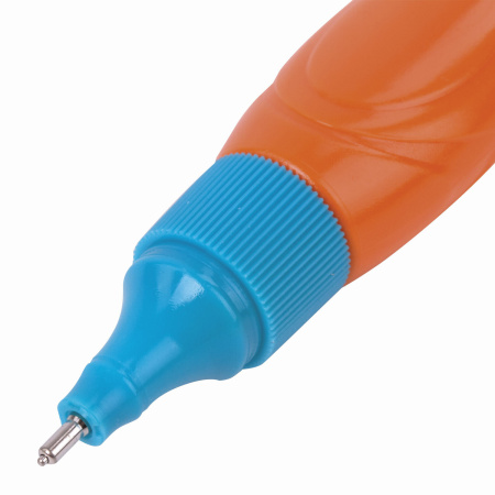 Ручка-корректор BRAUBERG MIX, 9 мл, металлический наконечник, ассорти, 229075 - Корректирующие ручки