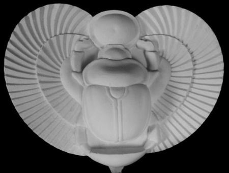 Основа жук-скарабей, гипс (арт.40-410)