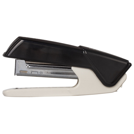 Степлер №10 BRAUBERG "ADVANCED", до 15 листов, с антистеплером, черный, 228746 - Степлеры настольные