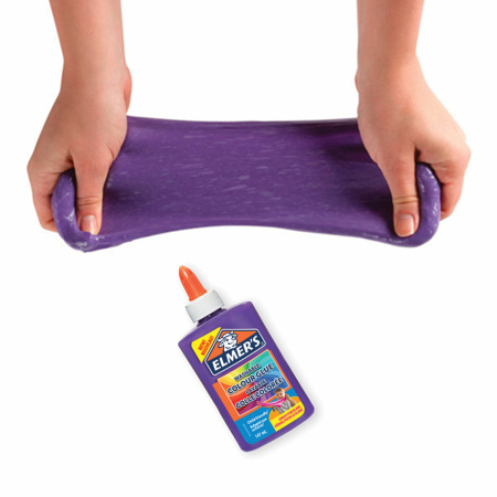 Клей для слаймов канцелярский цветной (непрозрачный) ELMERS Opaque Glue, 147 мл, фиолетовый, 2109502 - Изготовление слаймов