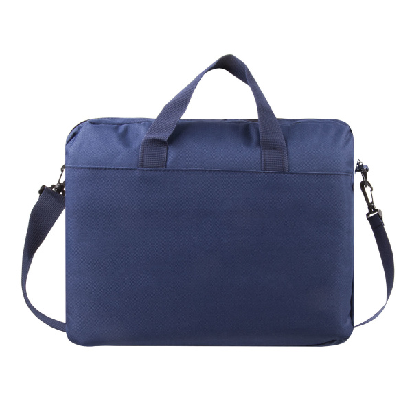Сумка для документов STAFF "Manager" на молнии с карманом, полиэстер, синий, 37х32х5 см, 228346 - Сумки для документов