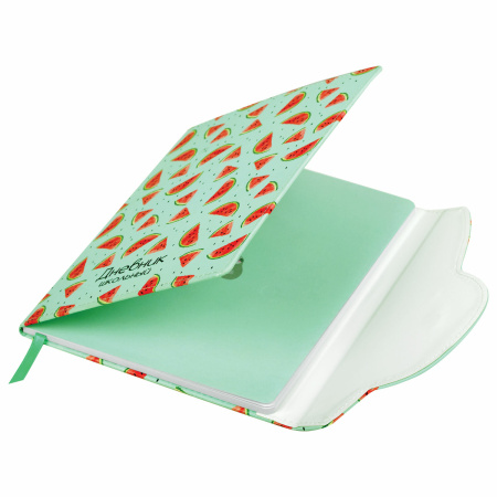 Дневник 1-11 класс 48 л., кожзам (твердая), магнитный клапан, ЮНЛАНДИЯ, "АРБУЗИКИ", 105952 - Дневники универсальные