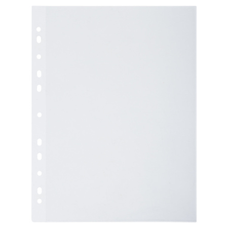 Папки-уголки с перфорацией прозрачные, до 40 листов, ПЛОТНЫЕ 0,18 мм, комплект 10 шт., BRAUBERG, 226827 - Папки-уголки пластиковые