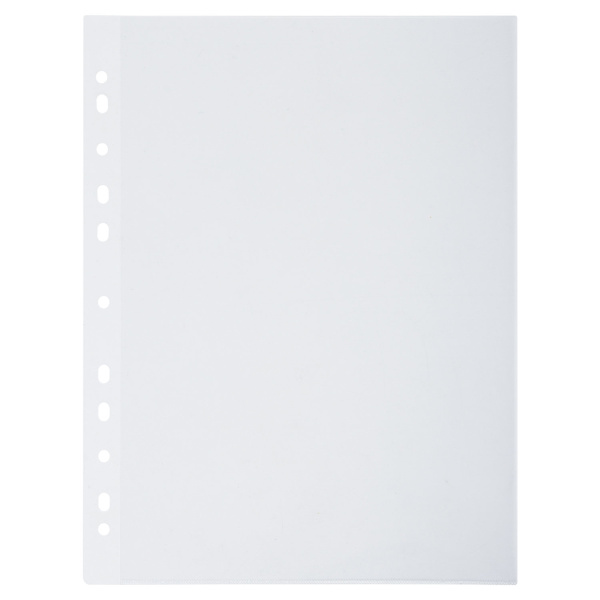 Папки-уголки с перфорацией прозрачные, до 40 листов, ПЛОТНЫЕ 0,18 мм, комплект 10 шт., BRAUBERG, 226827 - Папки-уголки пластиковые