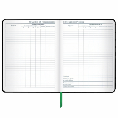 Дневник 1-11 класс 48 л., кожзам (твердая с поролоном), флуоресцентный, BRAUBERG, "Avocado", 106200 - Дневники универсальные