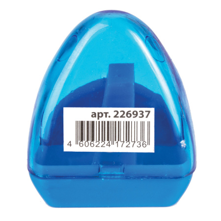 Точилка BRAUBERG BELL с контейнером, пластиковая, конусообразная, цвет корпуса ассорти, 226937 - Точилки ручные