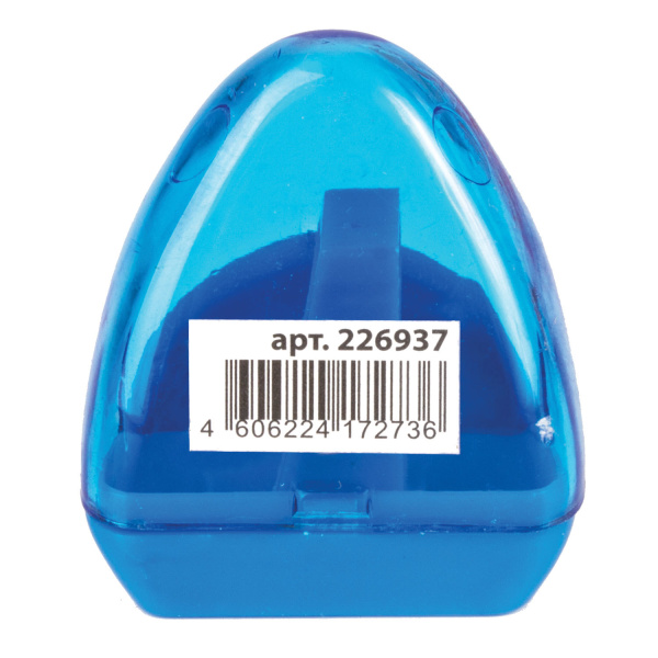 Точилка BRAUBERG BELL с контейнером, пластиковая, конусообразная, цвет корпуса ассорти, 226937 - Точилки ручные