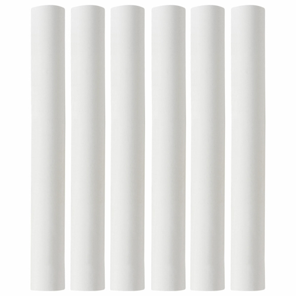 Мел белый BRAUBERG "АКАДЕМИЯ" (АЛГЕМ), КОМПЛЕКТ 100 штук, круглый, мягкий, 271146 - Мелки