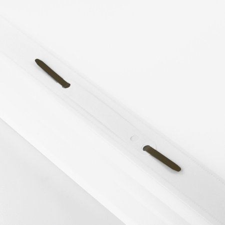 Скоросшиватель пластиковый BRAUBERG, А4, 130/180 мкм, белый, 228676 - Папки-скоросшиватели мягкие