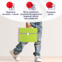 Папка-портфель пластиковая BRAUBERG "JOY", А4 (330х245х35 мм), 13 отделений, с окантовкой, салатовая, 227974 - Портфели пластиковые