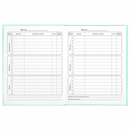 Дневник 1-4 класс 48 л., твердый, BRAUBERG, блестки, с подсказом, "Unicorns", 106365 - Дневники для младших классов