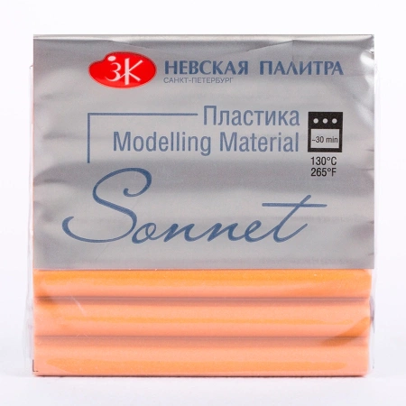 Полимерная глина (пластика) "Сонет" цвет металлик золото ацтеков брус 56 г