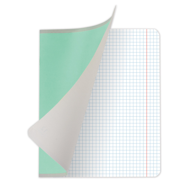 Тетрадь 12 л. ЮНЛАНДИЯ КЛАССИЧЕСКАЯ, клетка, обложка картон, ЗЕЛЕНАЯ, 105638 - Тетради 12-24 листов