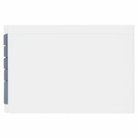 Бокс с 5 выдвижными лотками, корпус светлый, лотки серые, 235х300х355 мм, BRAUBERG "Office-Expert", 238045 - Блоки закрытых лотков для бумаг