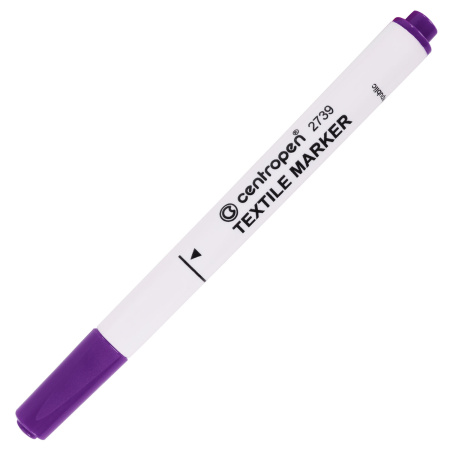 Маркеры для ткани 10 ЦВЕТОВ CENTROPEN "Textile Marker", круглый наконечник, 1,8 мм, 2739/10, 5 2739 1001 - Маркеры для хобби