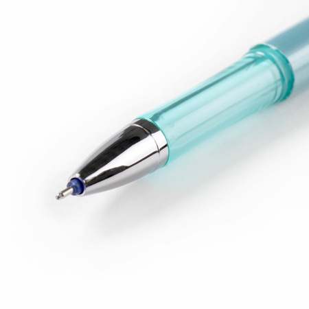 Ручки стираемые гелевые STAFF "College" EGP, НАБОР 2 штуки, СИНИЕ, + 4 сменных стержня, игольчатый узел 0,5 мм, линия письма 0,38 мм, 143668 - Ручки со стираемыми чернилами