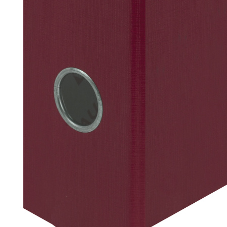 Папка-регистратор BRAUBERG с покрытием из ПВХ, 70 мм, бордовая (удвоенный срок службы), 220892 - Папки-регистраторы с арочным механизмом