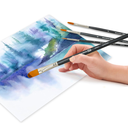 Кисти художественные набор 10 шт., синтетика BRAUBERG ART CLASSIC, 200961 - Кисти художественные в наборах