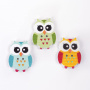 Пуговицы декоративные "Совята", дерево, 20х25 мм, 18 шт., ассорти, ОСТРОВ СОКРОВИЩ, 661420 - Пуговицы для творчества