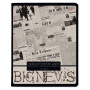 Тетрадь А5 48 л. АЛЬТ скоба, клетка, глянцевый лак, "Газета" (5 видов), 7-48-1146 - Тетради 40-48 листов