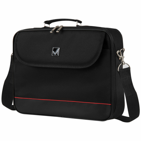 Сумка-портфель BRAUBERG с отделением для ноутбука 13-14", "Profi", откидная крышка, черная, 37х28х7 см, 240440 - Сумки деловые с отделением для ноутбука и планшета