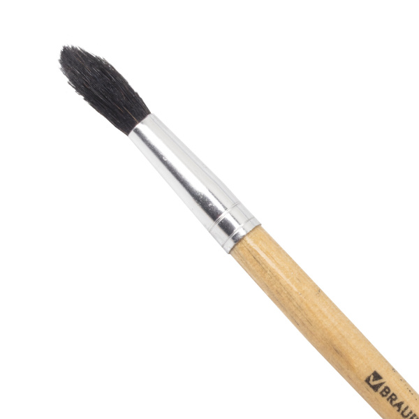 Кисть BRAUBERG, белка, круглая, № 7, 200184 - Кисти для рисования