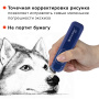 Ластик электрический BRAUBERG "JET", питание от 2 батареек ААА, 8 сменных ластиков, синий, 229616 - Ластики электрические
