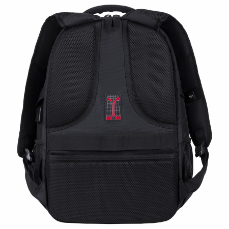 Рюкзак GERMANIUM UPGRADE универсальный, 3 отделения, отделение для ноутбука, USB-порт, "UP-2", черный, 47х33х21 см, 271666 - Рюкзаки с отделением для ноутбука