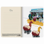 Тетрадь 40 л. в клетку обложка SoftTouch, бежевая бумага 70 г/м2, сшивка, А5 (147х210 мм), ЛАМЫ, BRAUBERG, 403776 - Тетради 40-48 листов