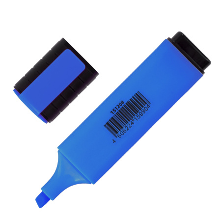 Текстовыделитель ОФИСМАГ, ГОЛУБОЙ, линия 1-5 мм, 151208 - Текстовыделители