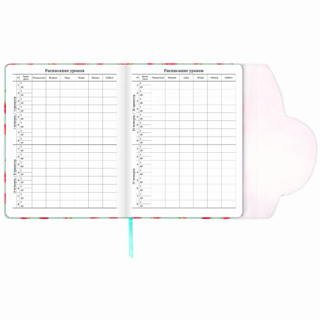 Дневник 1-11 класс 48 л., кожзам (твердая), магнитный клапан, ЮНЛАНДИЯ, "АРБУЗИКИ", 105952 - Дневники универсальные