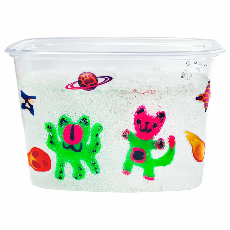 Набор для создания фигурок из цветного геля MEDIUM "Aqua Slime", шаблоны, SLIME, AQ001 - Наборы для экспериментов и опытов