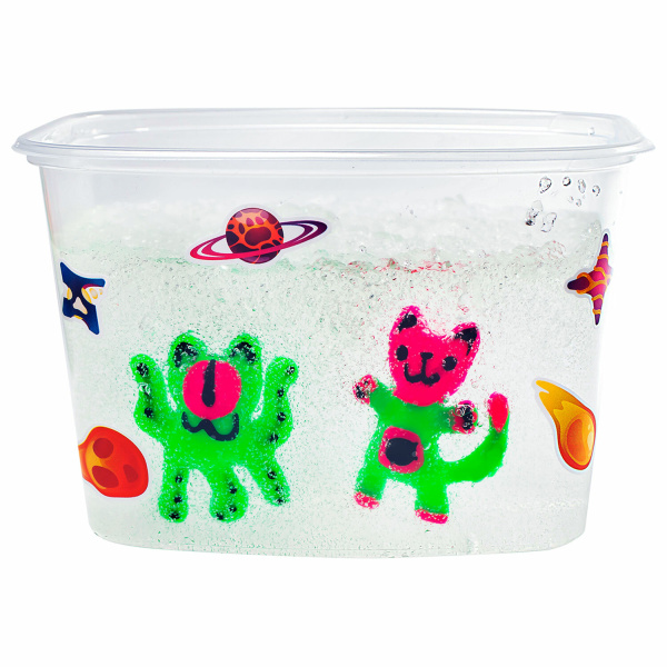 Набор для создания фигурок из цветного геля MEDIUM "Aqua Slime", шаблоны, SLIME, AQ001 - Наборы для экспериментов и опытов