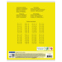 Тетрадь 24 л. BRAUBERG КЛАССИКА, клетка, обложка картон, ЖЕЛТАЯ, 104736 - Тетради 12-24 листов