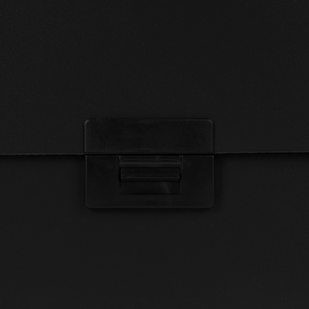 Портфель пластиковый STAFF А4 (330х235х36 мм), 7 отделений, индексные ярлыки, черный, 229243 - Портфели пластиковые