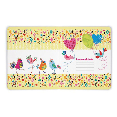 Тетрадь А5 48 л. АЛЬТ скоба, клетка, фольга, конгрев, гибридный лак, "СЧАСТЛИВЫЙ ДЕНЬ" (5 видов), 7-48-829 - Тетради 40-48 листов