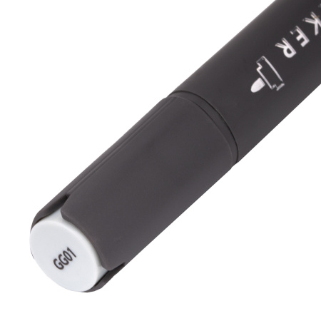 Маркер для скетчинга двусторонний 1 мм - 6 мм BRAUBERG ART CLASSIC, ЗЕЛЕНО-СЕРЫЙ (GG01), 151880 - Скетчмаркеры поштучно