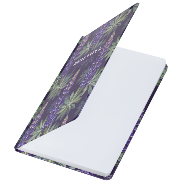 Ежедневник недатированный с резинкой А5 (145х203 мм), BRAUBERG, твердый, 128 л., "Beautiful Flowers", 114558 - Ежедневники с твердой обложкой